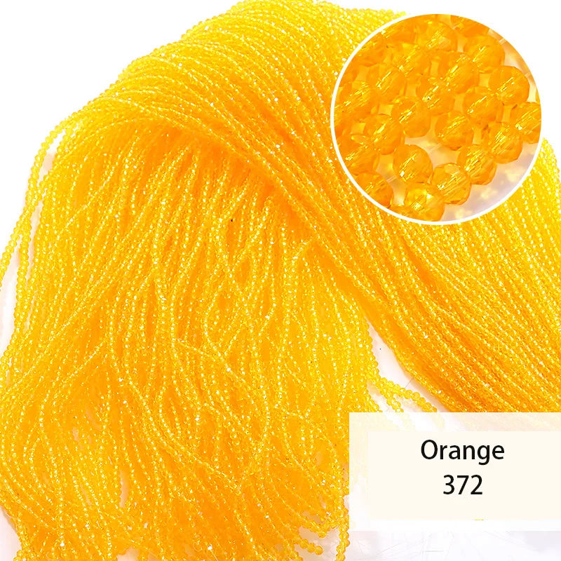 חרוזי קריסטל צבעוניים 2 מ"מ – איכות גבוהה לעיצוב ויצירה