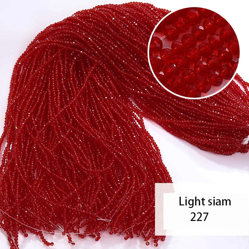 חרוזי קריסטל צבעוניים 2 מ"מ – איכות גבוהה לעיצוב ויצירה