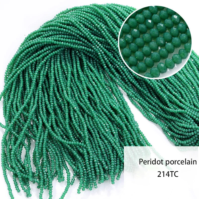 חרוזי קריסטל צבעוניים 2 מ"מ – איכות גבוהה לעיצוב ויצירה