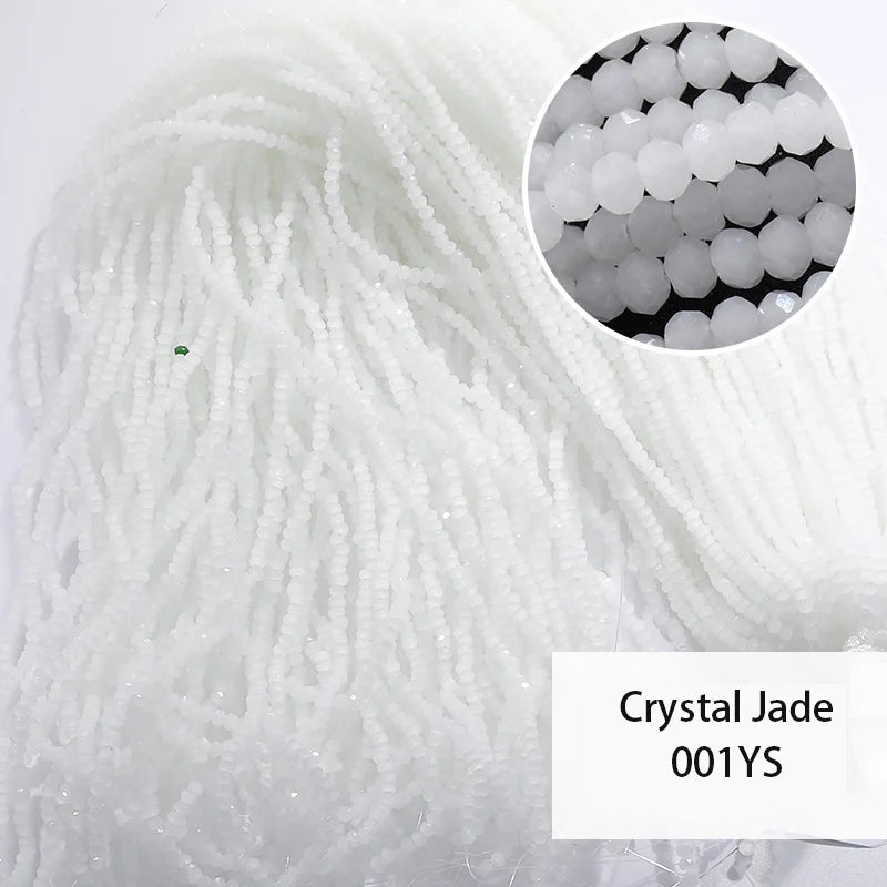 חרוזי קריסטל צבעוניים 2 מ"מ – איכות גבוהה לעיצוב ויצירה