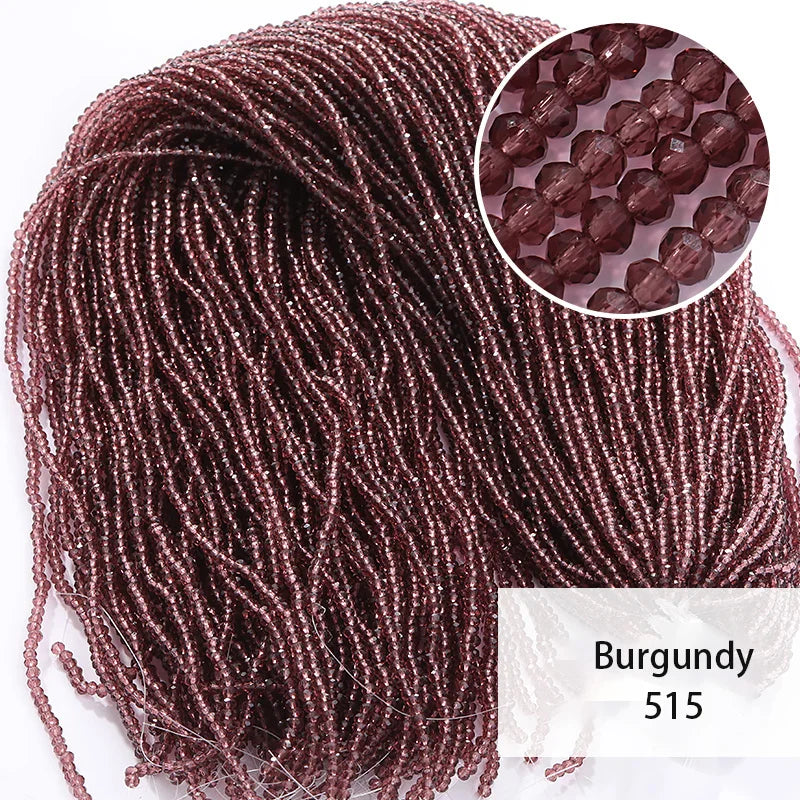 חרוזי קריסטל צבעוניים 2 מ"מ – איכות גבוהה לעיצוב ויצירה