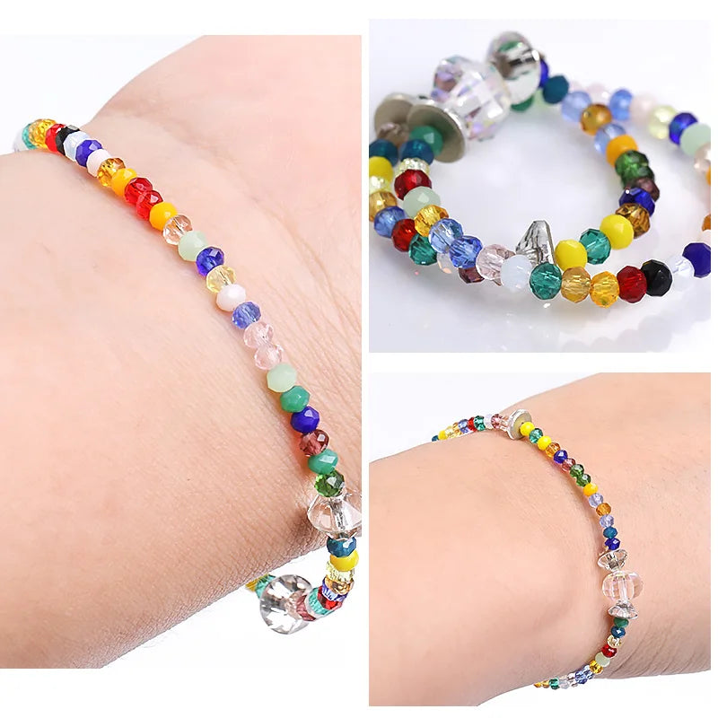 חרוזי קריסטל צבעוניים 2 מ"מ – איכות גבוהה לעיצוב ויצירה