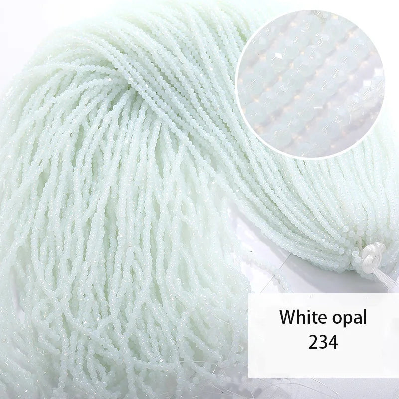 חרוזי קריסטל צבעוניים 2 מ"מ – איכות גבוהה לעיצוב ויצירה