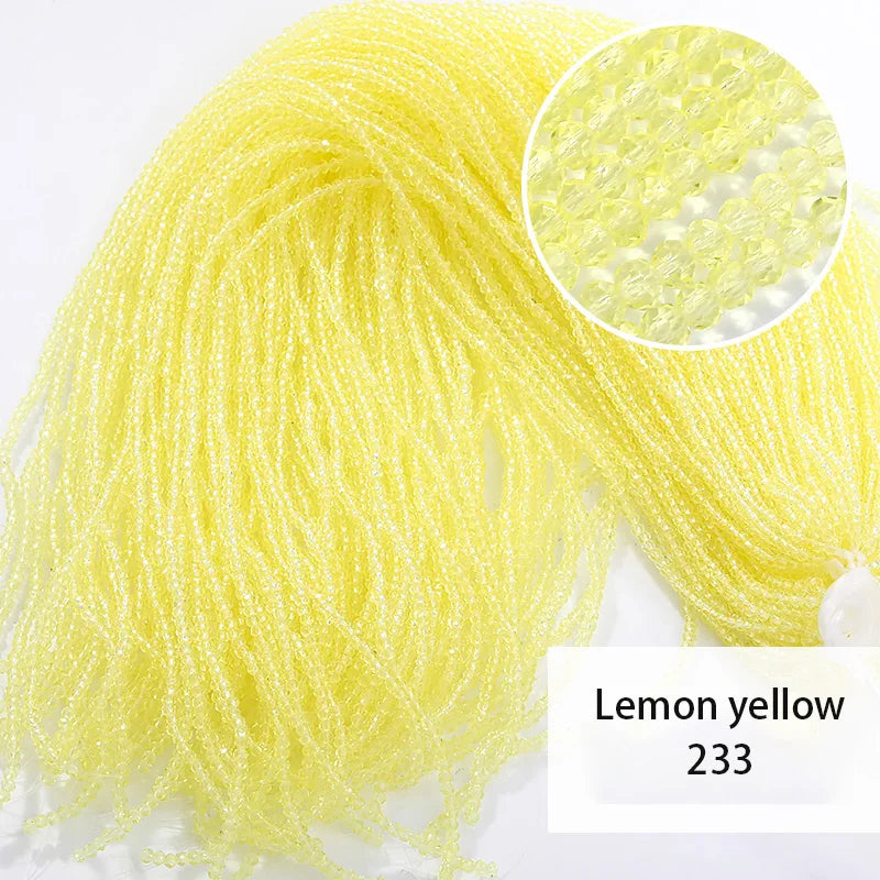 חרוזי קריסטל צבעוניים 2 מ"מ – איכות גבוהה לעיצוב ויצירה