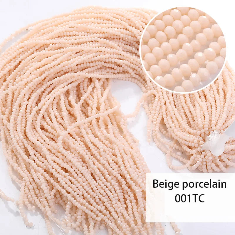 חרוזי קריסטל צבעוניים 2 מ"מ – איכות גבוהה לעיצוב ויצירה