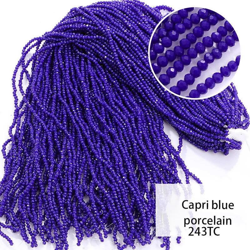 חרוזי קריסטל צבעוניים 2 מ"מ – איכות גבוהה לעיצוב ויצירה