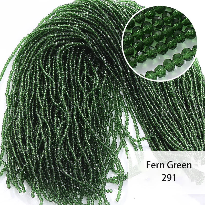 חרוזי קריסטל צבעוניים 2 מ"מ – איכות גבוהה לעיצוב ויצירה