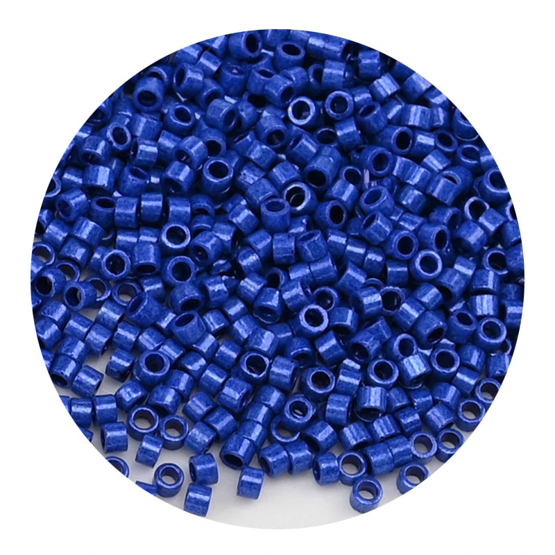 חרוזים יפנים זכוכית מיני 2 מ"מ – 1250 יחידות ליצירה ותכשיטים