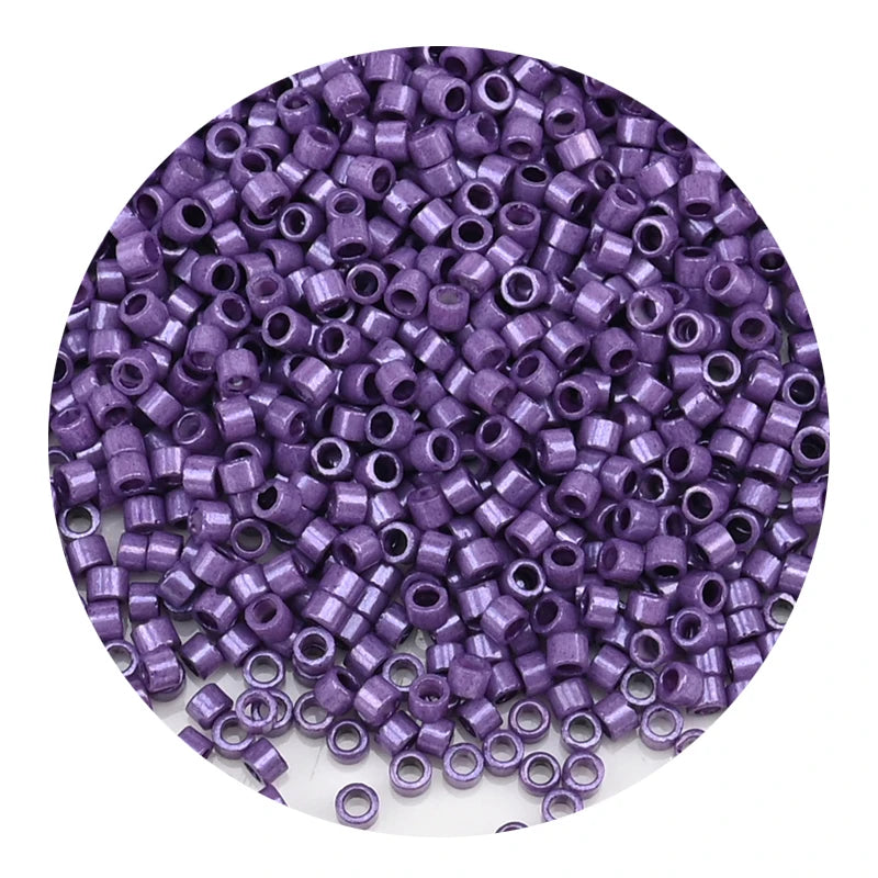 חרוזים יפנים זכוכית מיני 2 מ"מ – 1250 יחידות ליצירה ותכשיטים