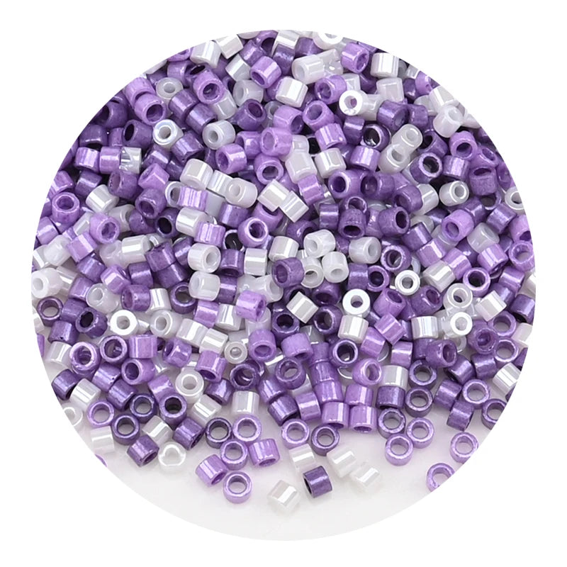 חרוזי זכוכית מיני 2 מ"מ צבעוניים