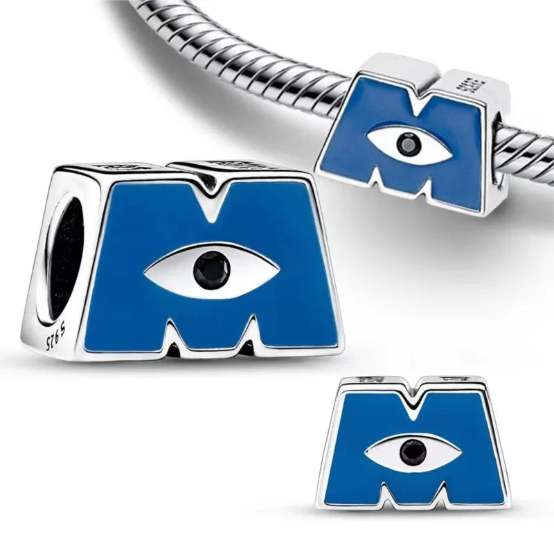 חרוזי דיסני כסף סטרלינג 925 – תוספת יוקרתית וצבעונית לצמיד