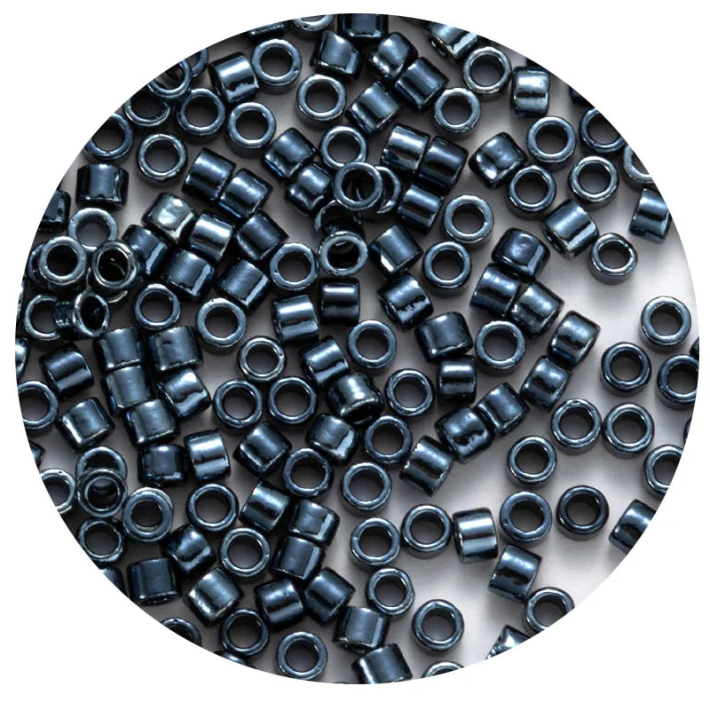 חרוזי זכוכית MKU יפניים 2 מ"מ – צבעים מטאליים