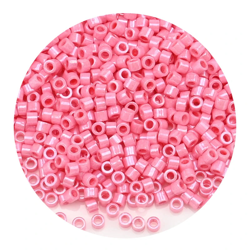 חרוזים יפנים זכוכית מיני 2 מ"מ – 1250 יחידות ליצירה ותכשיטים