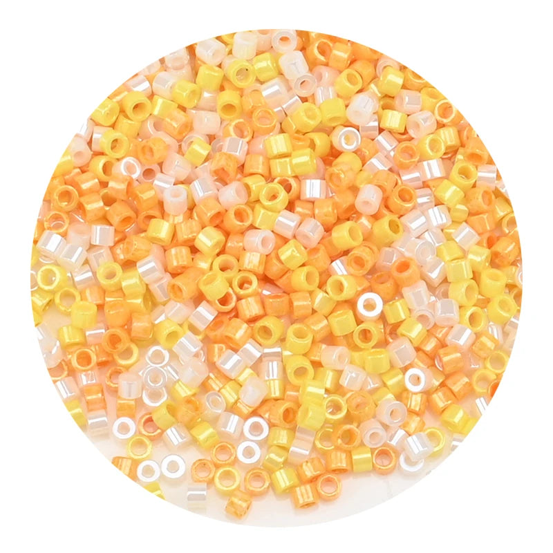 חרוזים יפנים זכוכית מיני 2 מ"מ – 1250 יחידות ליצירה ותכשיטים