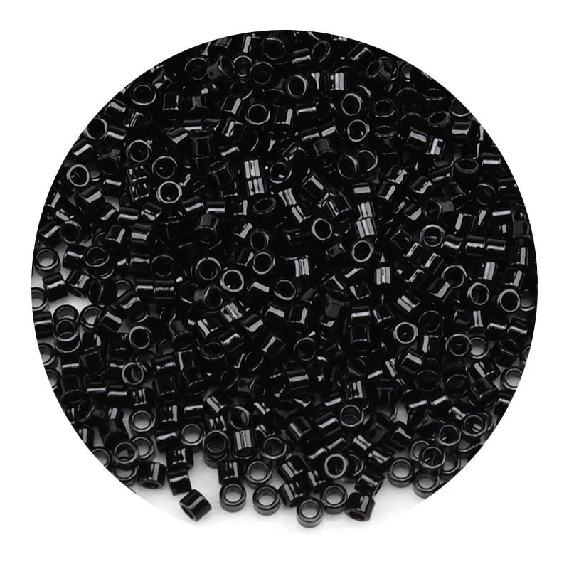 חרוזי זכוכית מיני 2 מ"מ צבעוניים