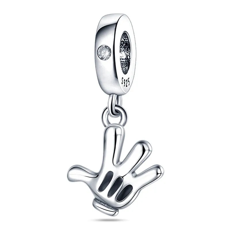 חרוזי דיסני כסף סטרלינג 925 – תוספת יוקרתית וצבעונית לצמיד