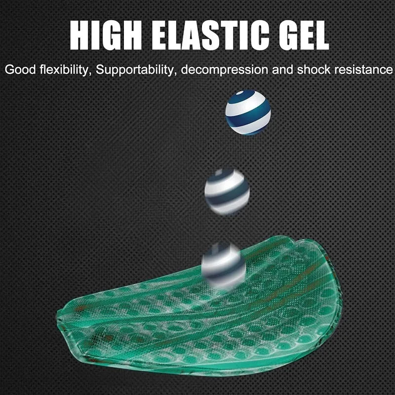 כרית מושב ג׳ל אנטי החלקה לאופנוע להקלה בלחץ על הגב ולרכיבה נוחה