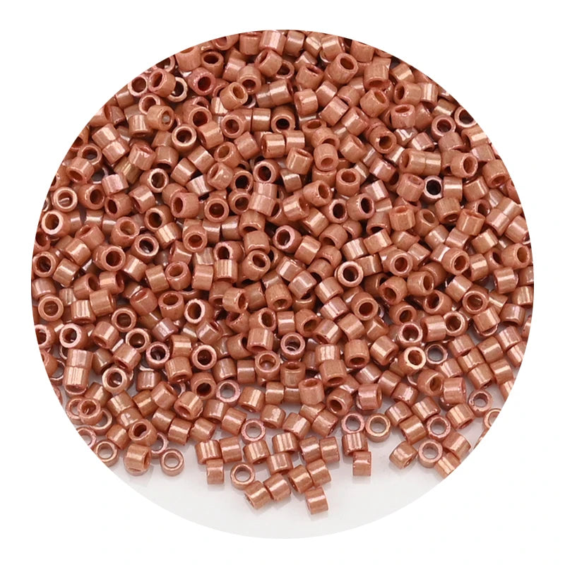 חרוזים יפנים זכוכית מיני 2 מ"מ – 1250 יחידות ליצירה ותכשיטים