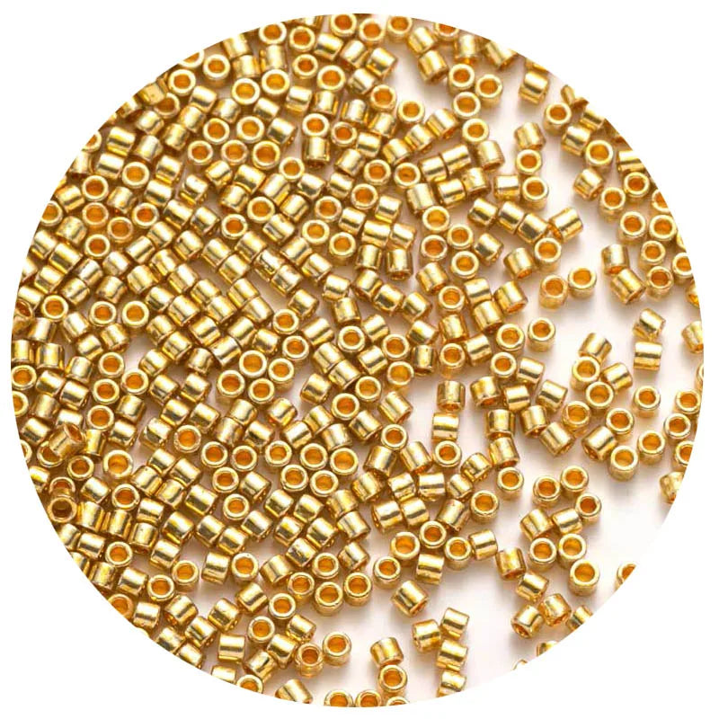 חרוזי זכוכית MKU יפניים 2 מ"מ – צבעים מטאליים