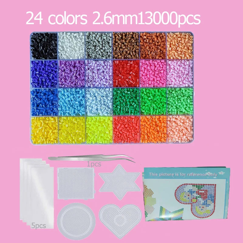 סט חרוזי פאזל 3D צבעוניים – יצירה לילדים ולמבוגרים