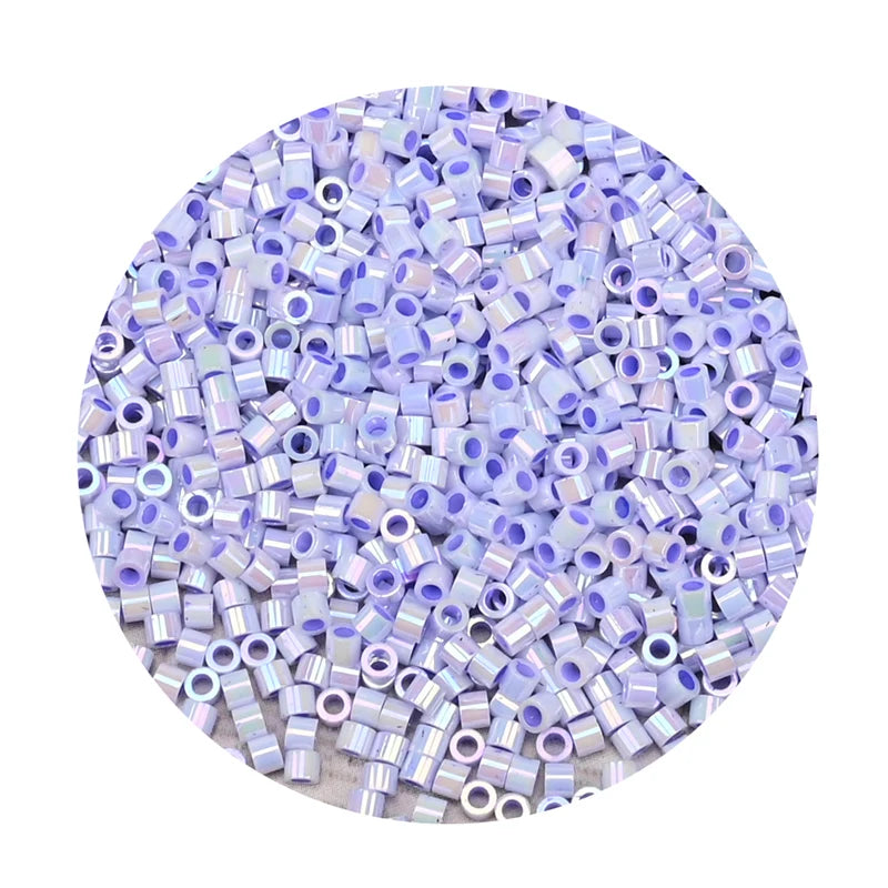 חרוזים יפנים זכוכית מיני 2 מ"מ – 1250 יחידות ליצירה ותכשיטים