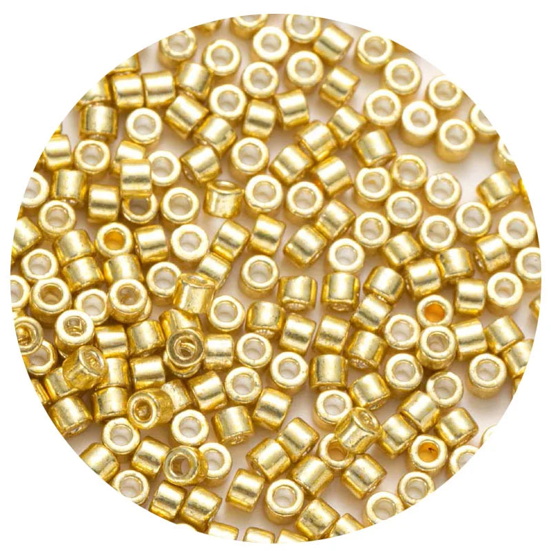 חרוזי זכוכית יפניים MKU – 2 מ"מ, צבעים מטאליים ליצירה