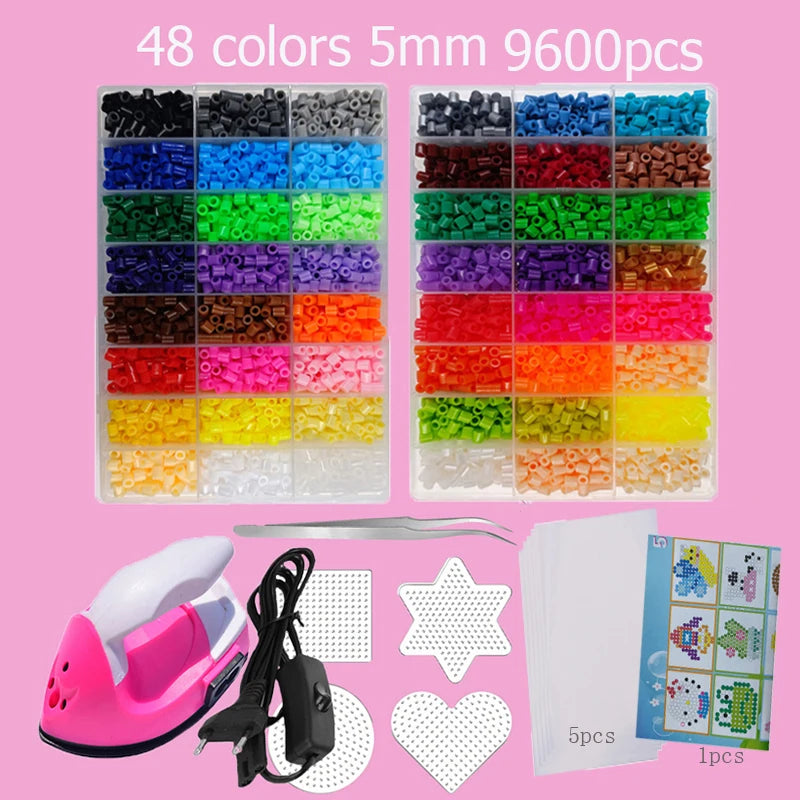 סט חרוזי פאזל 3D צבעוניים – יצירה לילדים ולמבוגרים