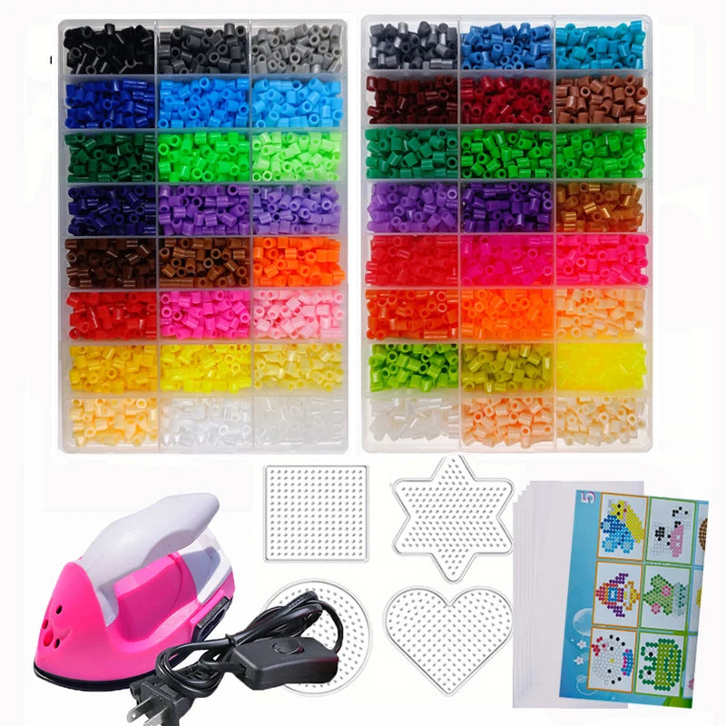 סט חרוזי פאזל 3D צבעוניים – יצירה לילדים ולמבוגרים