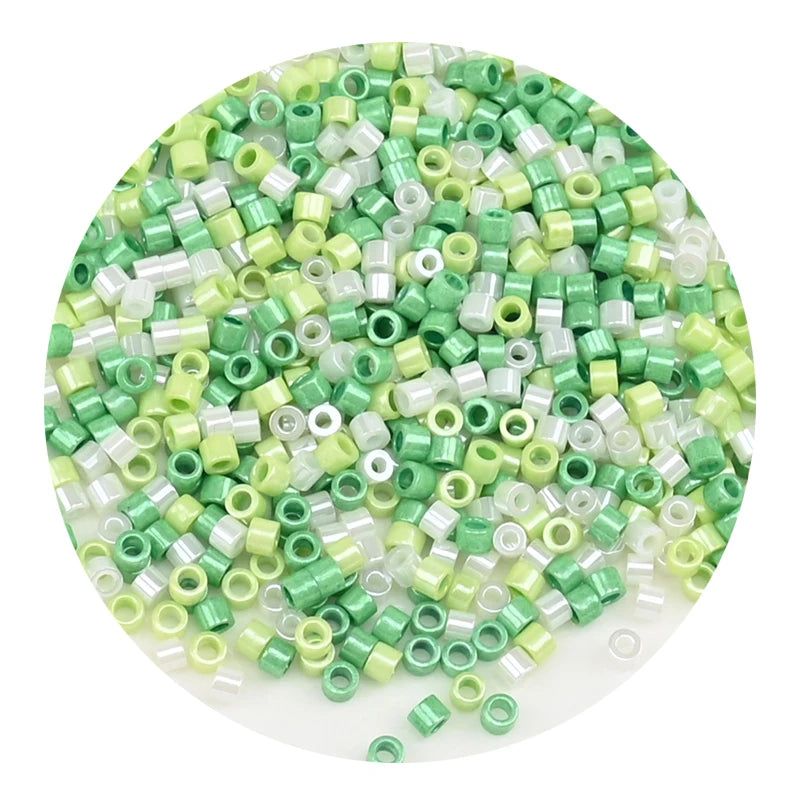 חרוזי זכוכית מיני 2 מ"מ צבעוניים