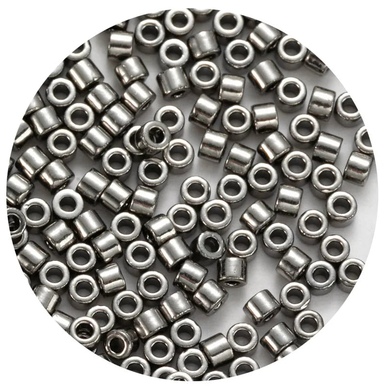 חרוזי זכוכית יפניים MKU – 2 מ"מ, צבעים מטאליים ליצירה