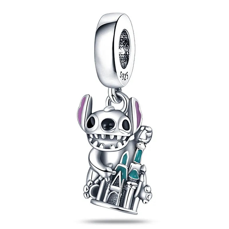 חרוזי דיסני כסף סטרלינג 925 – תוספת יוקרתית וצבעונית לצמיד