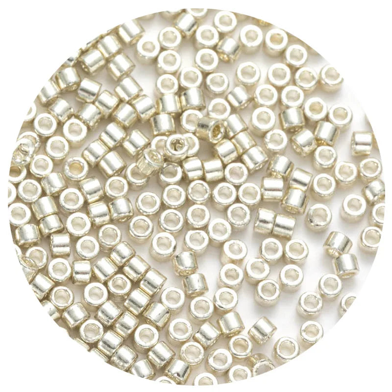 חרוזי זכוכית יפניים MKU – 2 מ"מ, צבעים מטאליים ליצירה