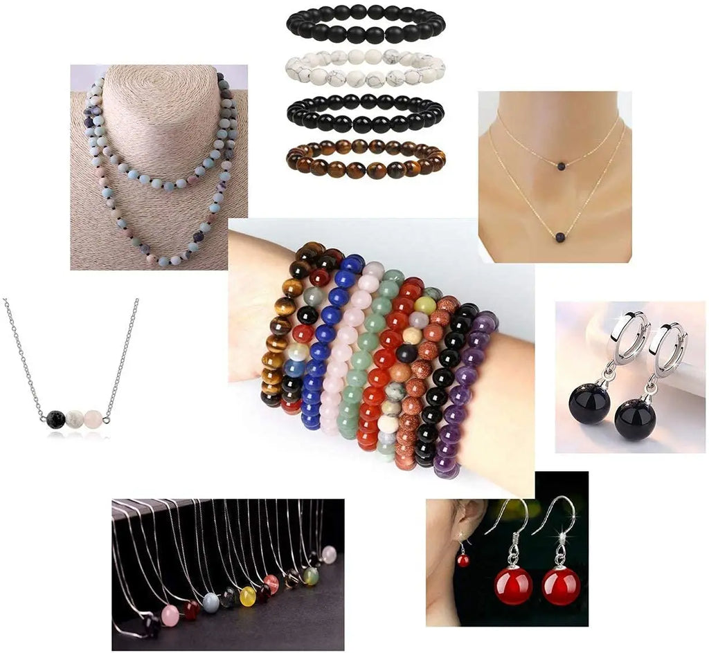 100 חרוזי פוני 6x9 מ"מ – חרוזים צבעוניים עם חור גדול ל־DIY ותכשיטים