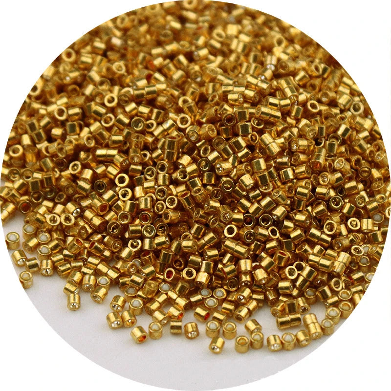 חרוזי זכוכית יפניים אטומים 11/0 – לחריזה ו־DIY