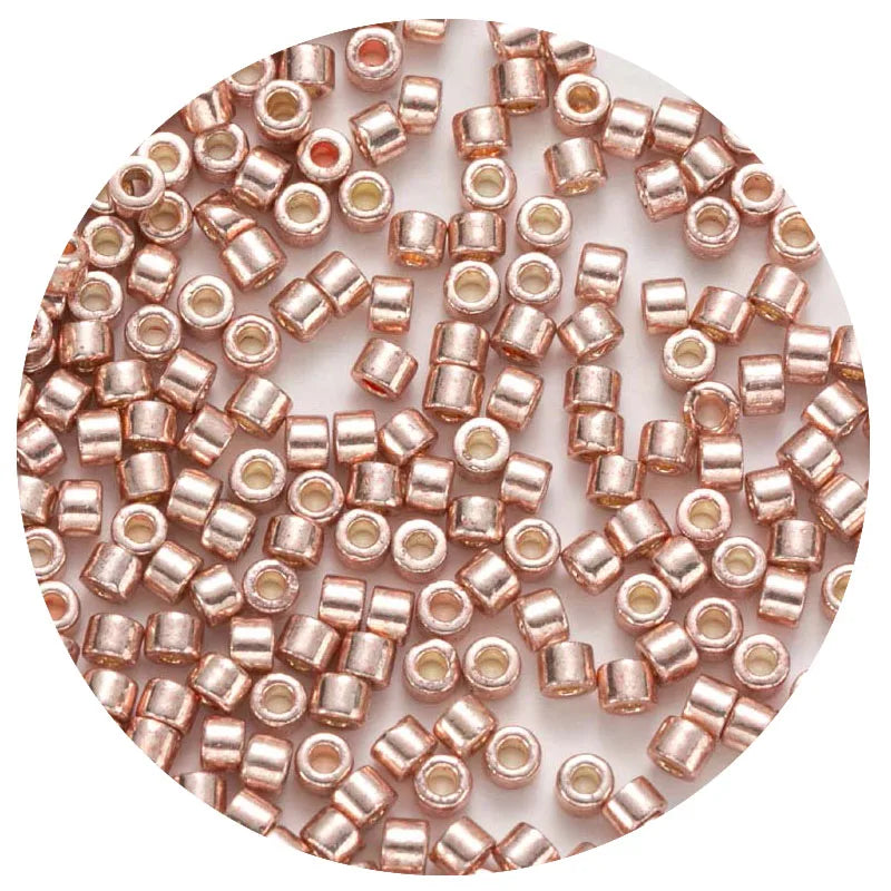 חרוזי זכוכית MKU יפניים 2 מ"מ – צבעים מטאליים