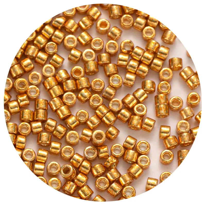 חרוזי זכוכית יפניים MKU – 2 מ"מ, צבעים מטאליים ליצירה