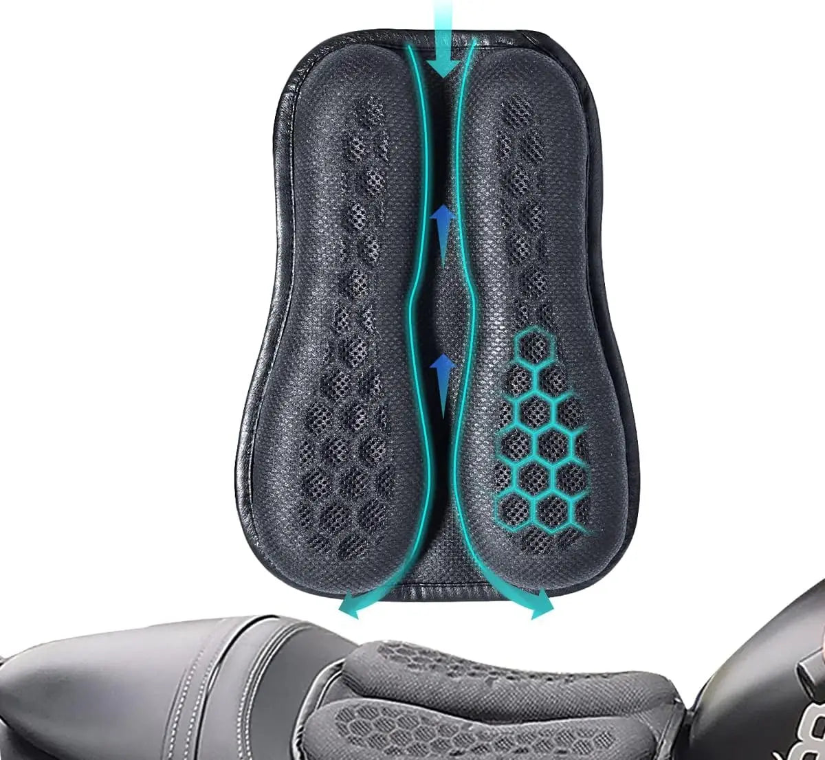 כרית מושב לאופנוע – בולם זעזועים נוחות מקסימלית בכל נסיעה